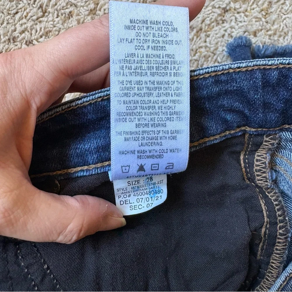 Joe’s Jeans High Rise Skinny Ankle Jeans Sz 28 Dark Wash